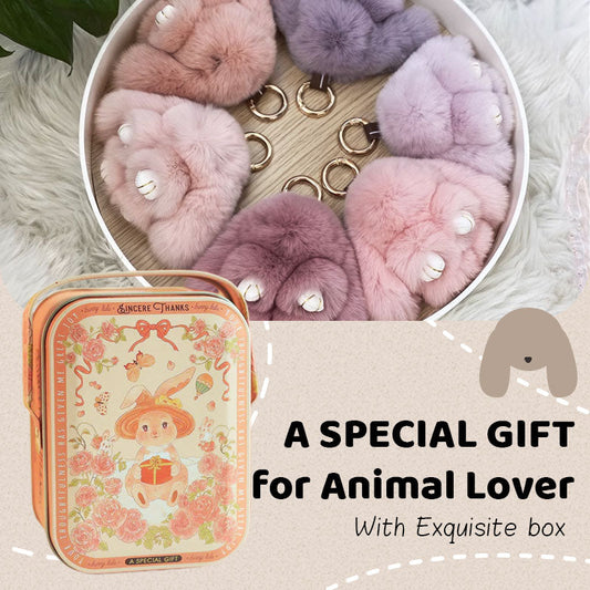 🎁Bronntanas is Fearr na Cásca 55% DE THALAMH🐰Seunta Pom Pom Coinín Bog Lámhdhéanta