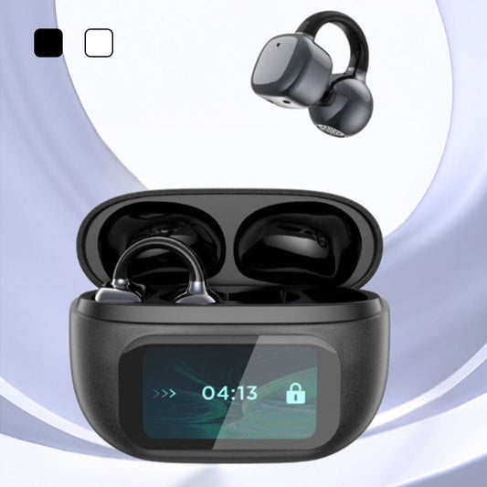 🔥VENDITA CALDA 2025🔥🎧Auricolare con traduzione intelligente con schermo a colori intelligente e clip per l'orecchio🎧