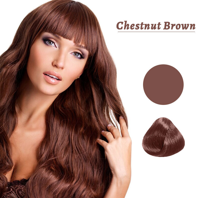 Shampoo colorante per capelli a bolle vegetale