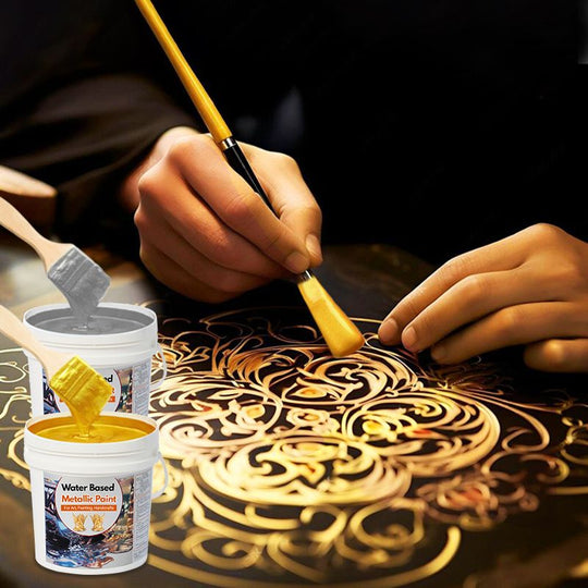 🔥 Offerte speciali 50% di sconto🔥 Vernice a foglia d'oro a base d'acqua per arte, pittura e artigianato