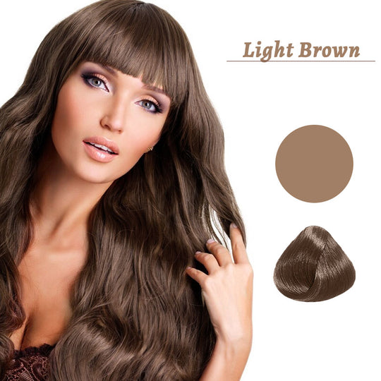 Shampoo colorante per capelli a bolle vegetale