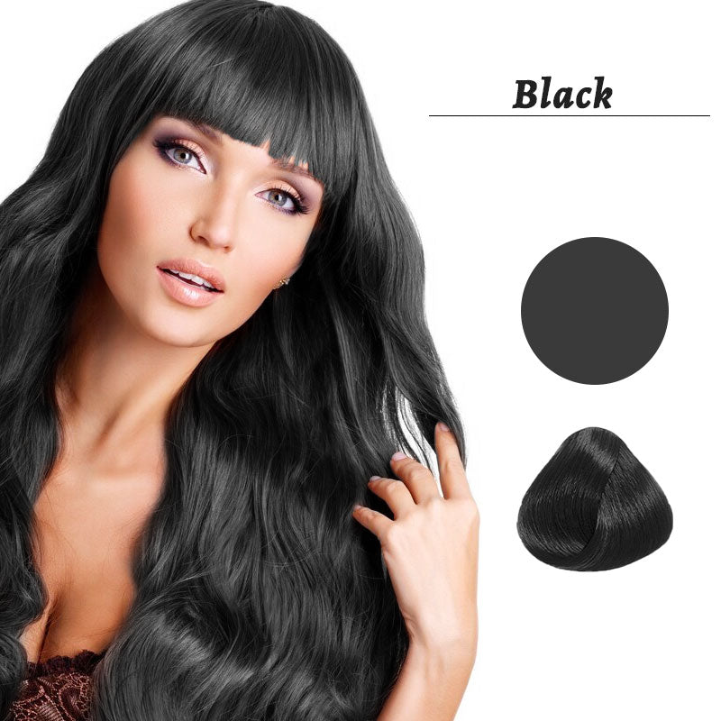 Shampoo colorante per capelli a bolle vegetale