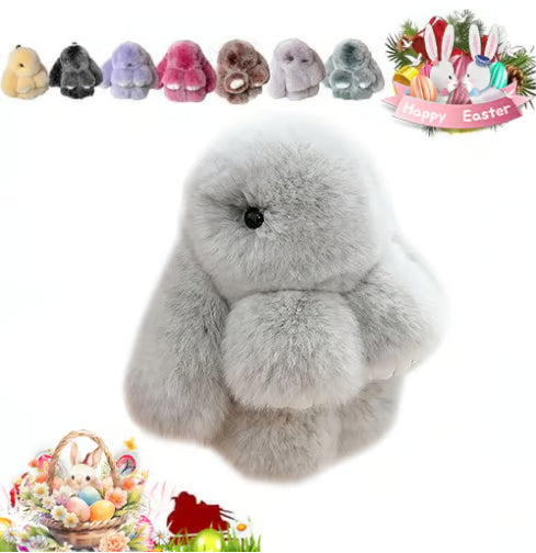 Plush Bunny Keychain Pendant