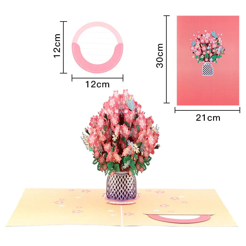 💥95K+ SOLD! 🌼Romantic 3D Greeting Card