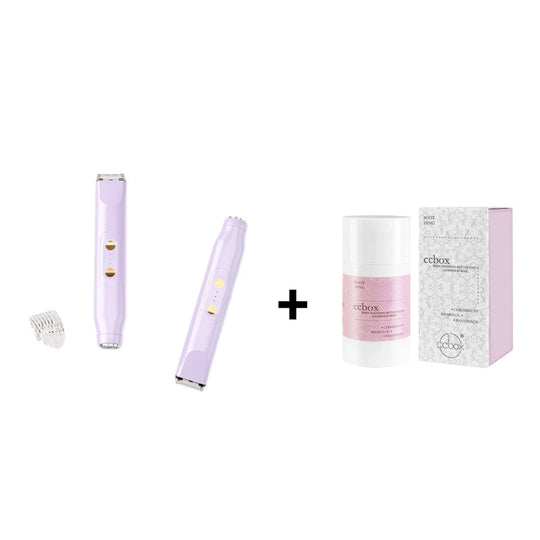 ⚡Pink GONE !! ACT FAST 🚨Bikini Trimmer for Women, Electric Shaver and Razor Rechargeable 2-in-1 Body and Facial Epilator, Underarms and Legs, IPX7 Waterproof