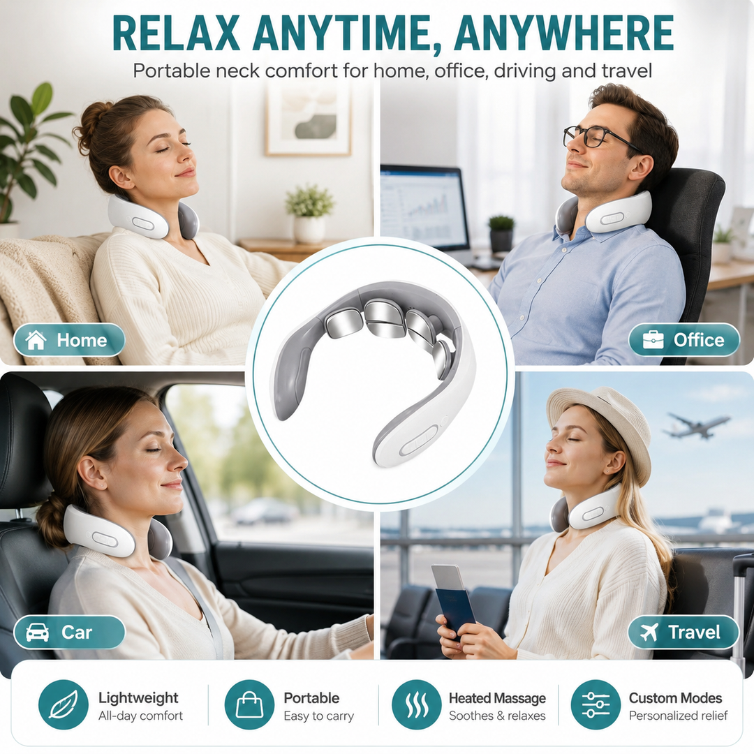 🔥Heated 4D Neck Massager / Portable 4D Neck Relaxer