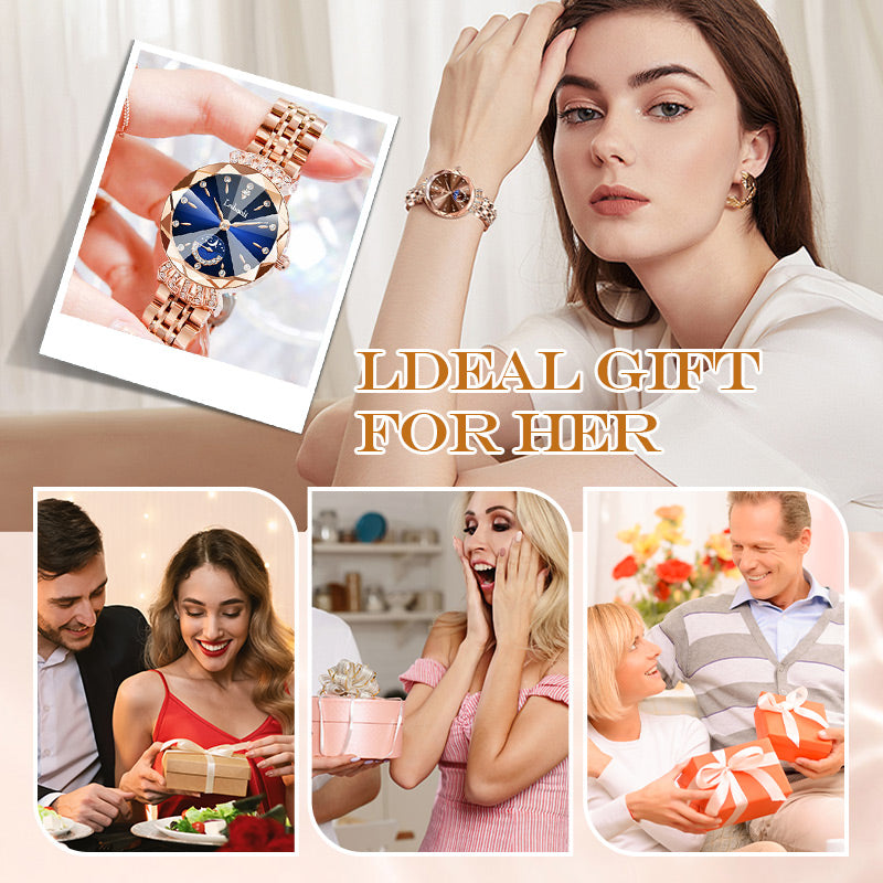 ⏳VÄLKMÜÜK! 49% SOODUSTUST! 🔥Naiste moodne teemantkuutähega käekell