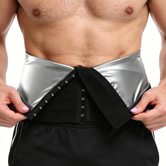 🏃‍♂️ Men's Waist Trainer Sweat Belt – Compression, Trimmer, Sauna Effect ✨