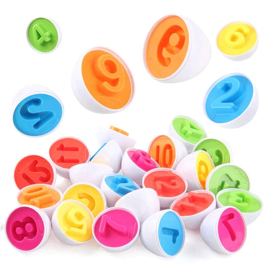 🎁✨Easter Day Hot sale🔥Cognitive Development Geometric Eggs ( 12 Eggs One Set )