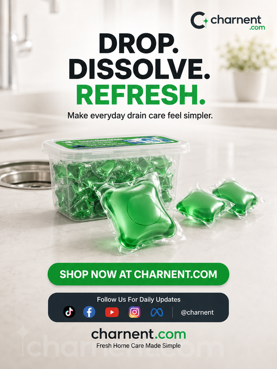 🥳2026 HOT SALE🥳💞50K+ SOLD!｜Drain Deodorizer Pods – Bio‑enzyme formula neutralizes smells at the source. Instant fresh scent, no harsh chemicals. Say goodbye to embarrassing odours. 🚰✅