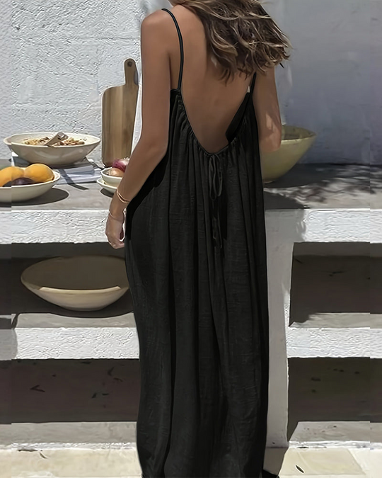 💃Women's Solid Color Cami Lounge Dress💕