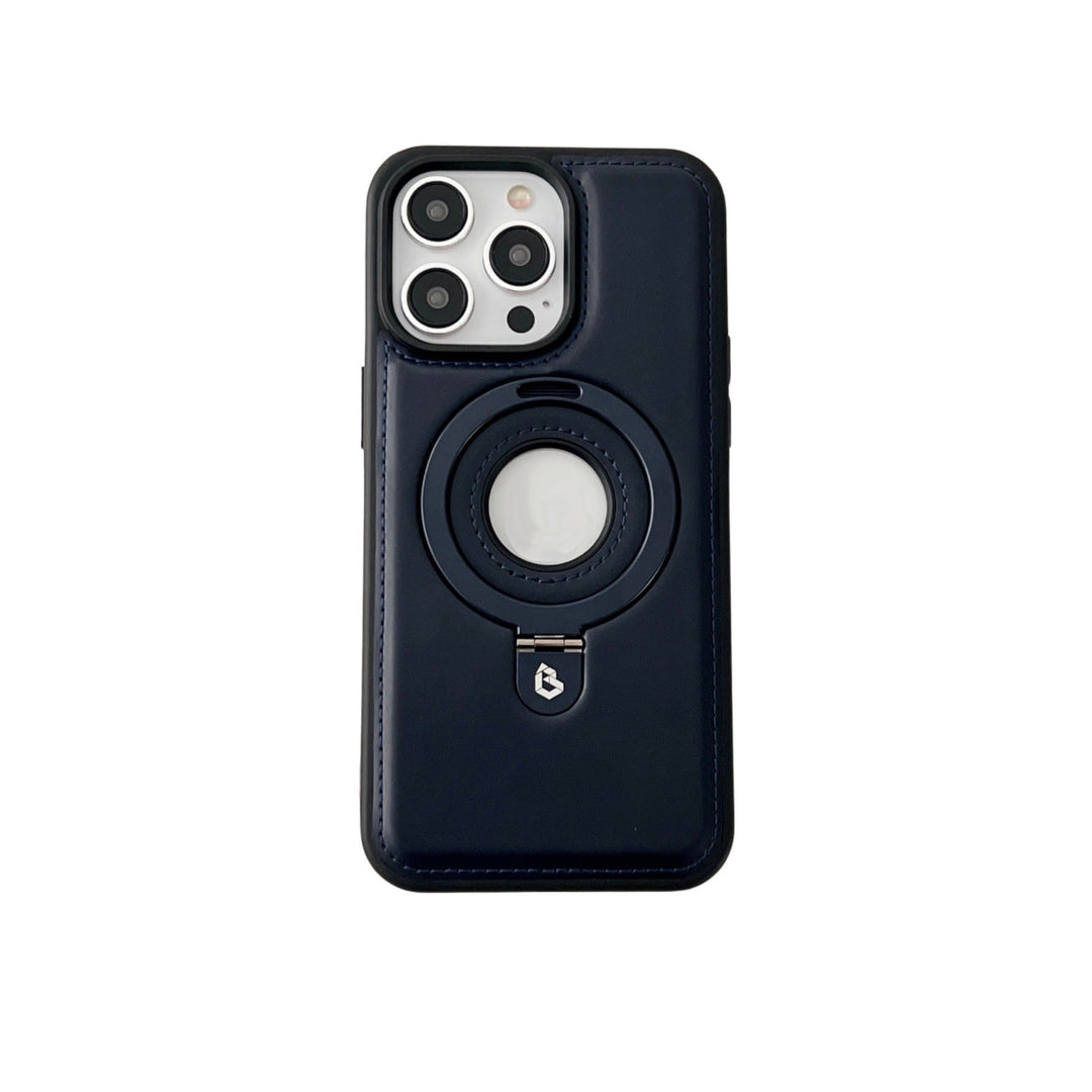 Full Faux Leather Shockproof Magnetic Case for iPhone