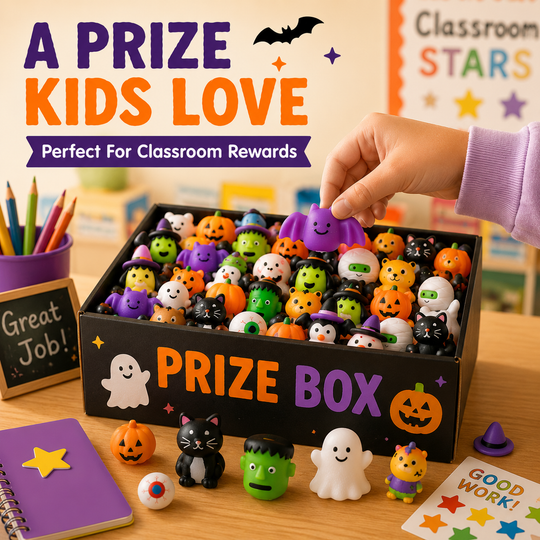 💥20 Pcs/Pack💥Halloween Mochi Squishy Toys – Cute Sensory Party Favors & Goodie Bag Fillers