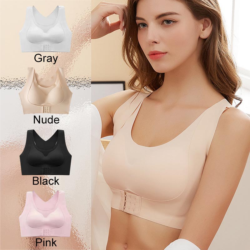 🔥Supportive Wireless Push-Up Bra for All-Day Comfort