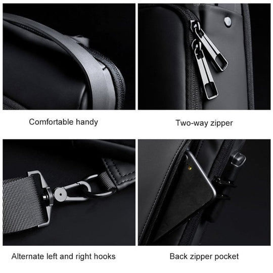🔥 Hot Sale🔥Anti-Theft Unisex Crossbody Sling Bag – Stylish, Secure & Lightweight!