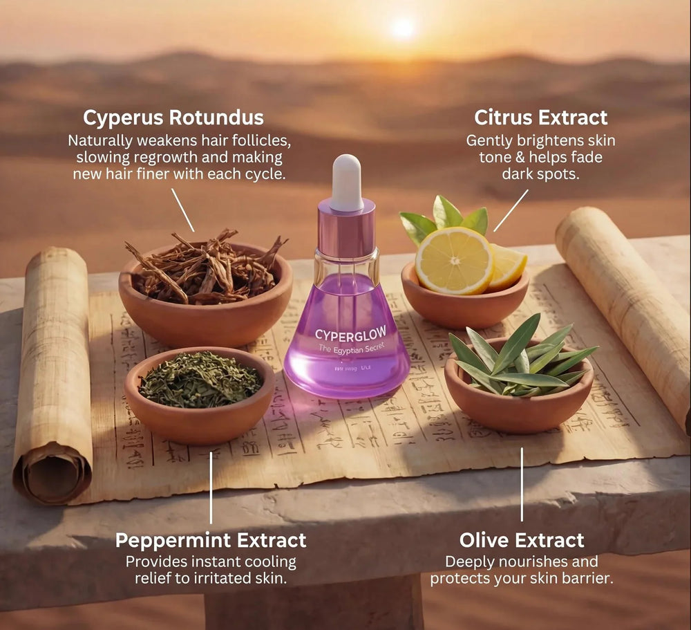 Hair Removal Oil with Natural Ingredients