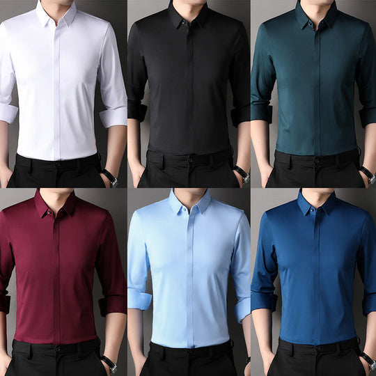 🔥Last Day Promotion 50%OFF🔥Men's Wrinkle-Free Button-Down Shirt