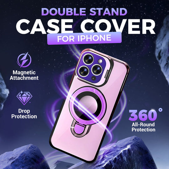 🔥Double Stand Case Cover for iPhone - Buy 2:  30% OFF 2nd🔥