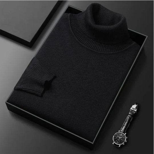 ✨Men's Solid Color Premium Turtleneck Sweater