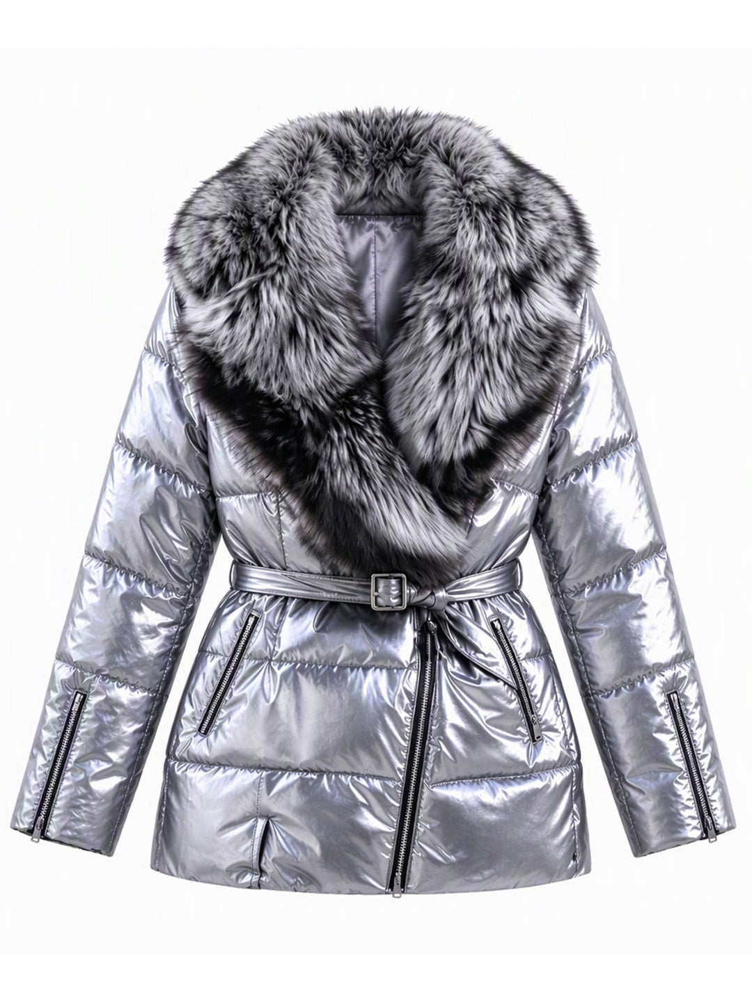 🖤Black Friday Sale:50% OFF🖤❄️Women's Padded Jacket with Faux Fur Collar