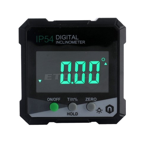 4-Side Magnetic Digital Angle Gauge with Laser