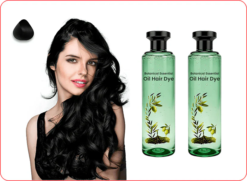Botanical Essential Oil Hair Dye, Long Lasting Color