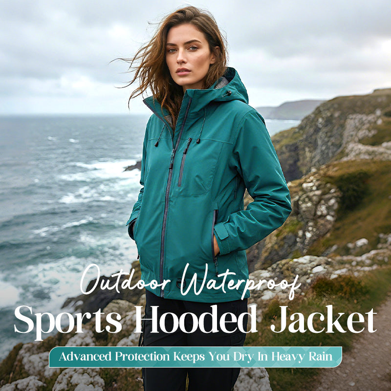 Outdoor Waterproof Sports Hooded Jacket