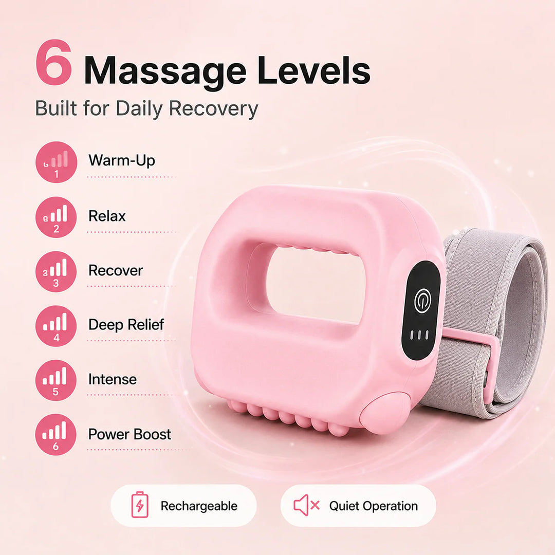 Hands-Free Fascia Massager for Muscle Relaxation & Recovery