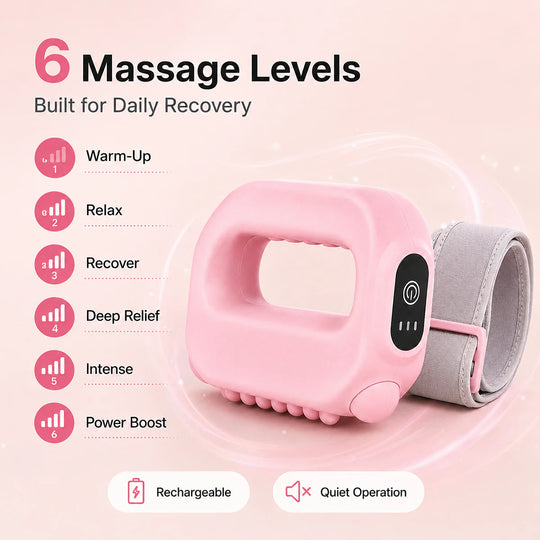 Hands-Free Fascia Massager for Muscle Relaxation & Recovery