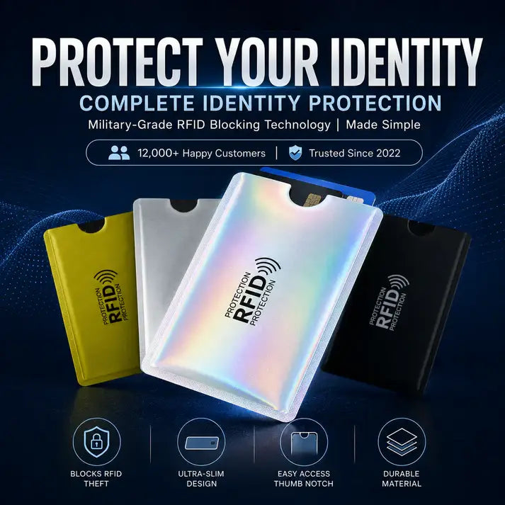 💥5 Sets / Pack💥RFID Blocking Sleeves for Credit Cards