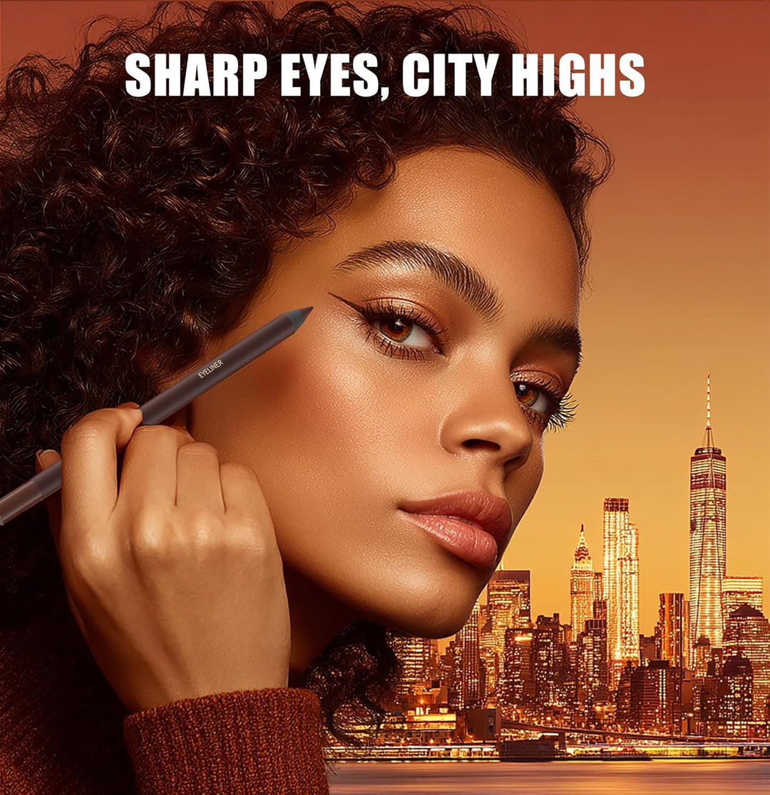 🎁Last Day Buy 1 Get 1 Free🔥-🌟24 HR Waterproof Eyeliner Duo Sharpenable Eye Pencil