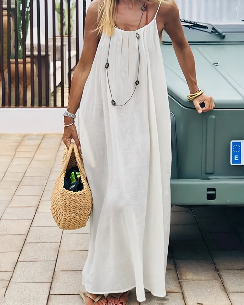 💃Women's Solid Color Cami Lounge Dress💕