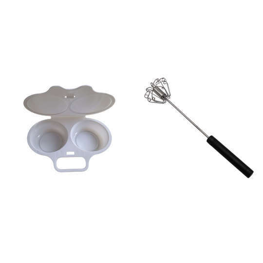 🥳2026 HOT SALE🥳💞95K+ SOLD! 🥗🎁Microwave Egg Poacher – Dual‑cavity, non‑stick & easy clean. Healthier than frying – stock up & save! 🏠✅