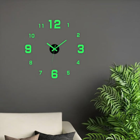 🔥🕒Modern 3D Digital Wall Clock – Silent Acrylic Luminous Wall Decor, Night Glow Easy-Read Time Display, Stylish Home Decoration & Gift