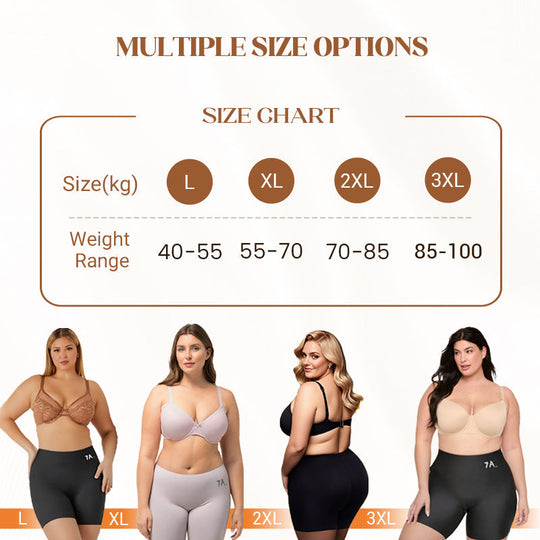 🔥Women's High-Waisted Ice Silk Tummy Control and Butt Lift Underwear