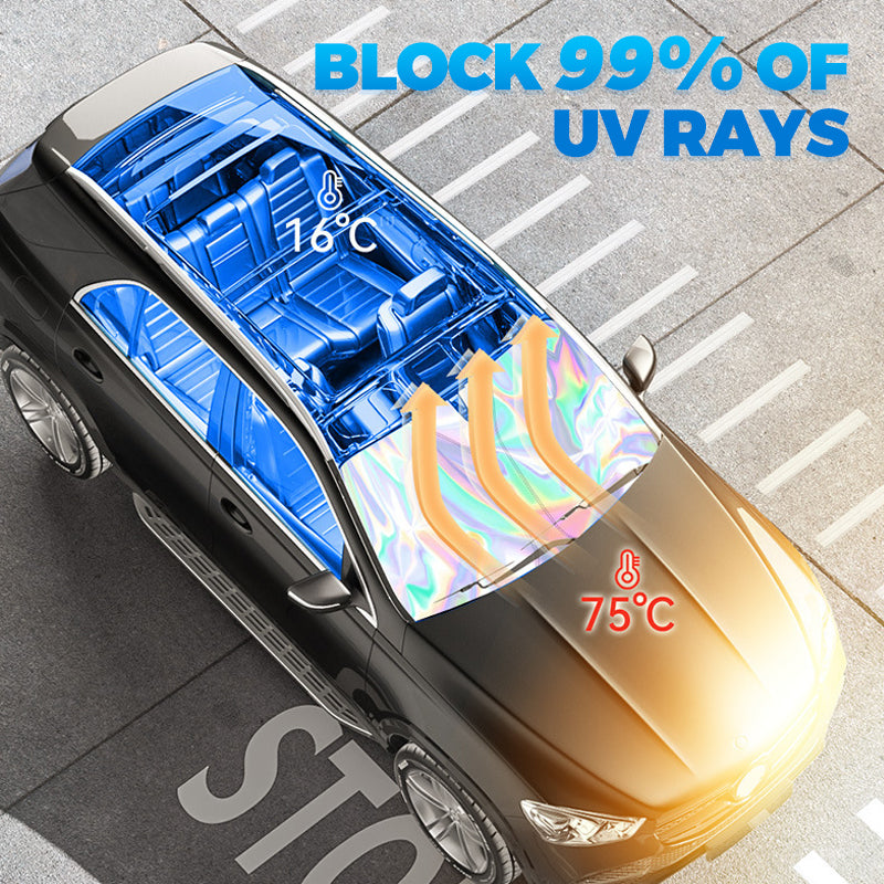 🌞 Venta caliente de verano 50% de descuento 🌈Parasol láser para parabrisas de coche