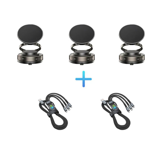 ⏳Limited-time off⏰360° Adjustable Vacuum Magnetic Phone Holder📱🚗