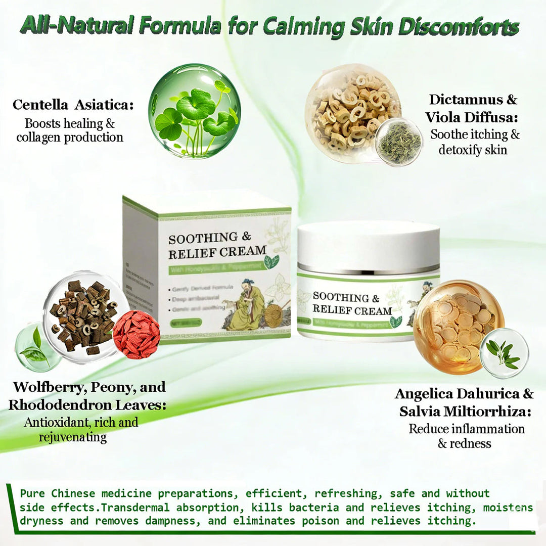 🔥Limited-Time Offer Herbal Miracle Cream for Stubborn Skin Issues