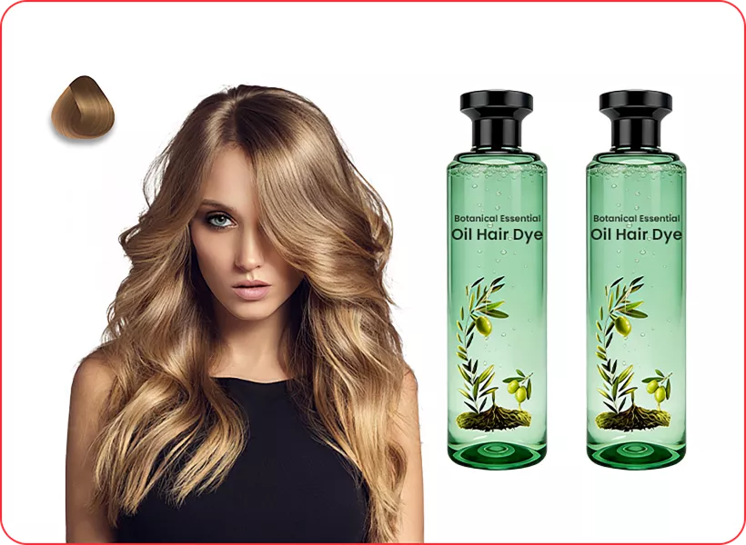 Botanical Essential Oil Hair Dye, Long Lasting Color