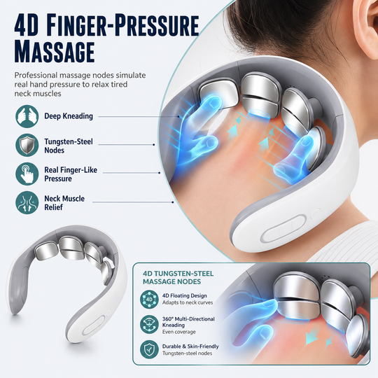 🔥Heated 4D Neck Massager / Portable 4D Neck Relaxer