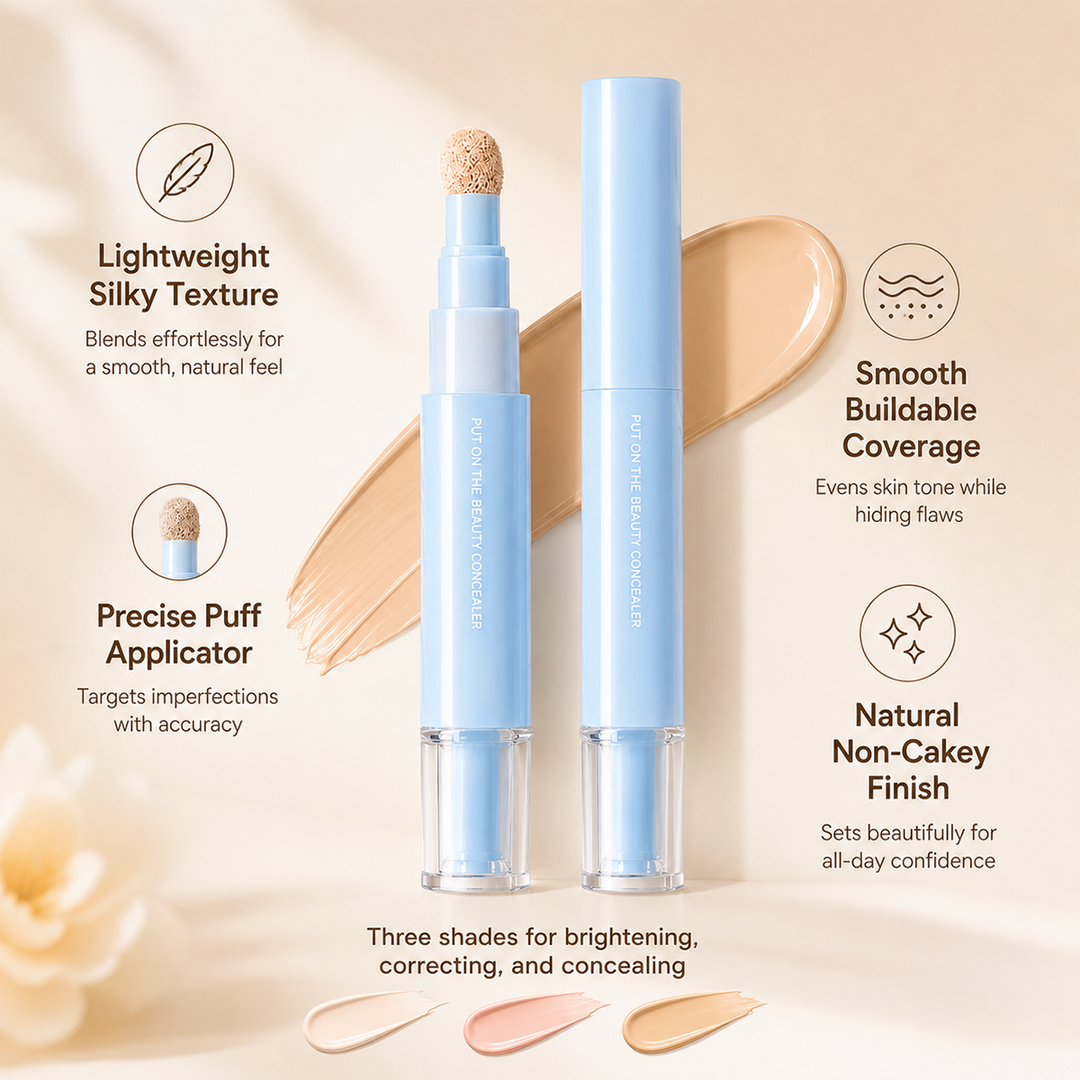 🖤 Black Friday Early Access: 40% OFF 🖤Multipurpose Concealer & Foundation Eye Concealer -👍24-hour Long-lasting
