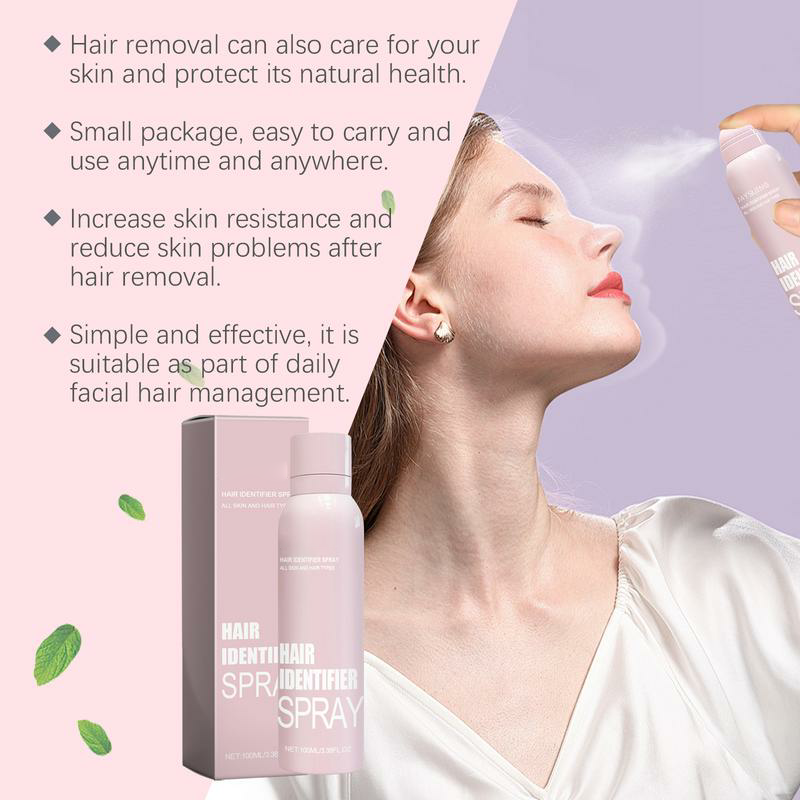 Facial Hair Removal Spray 🪒✨ Gentle Softening & Cleansing Formula for Smooth, Clean Skin