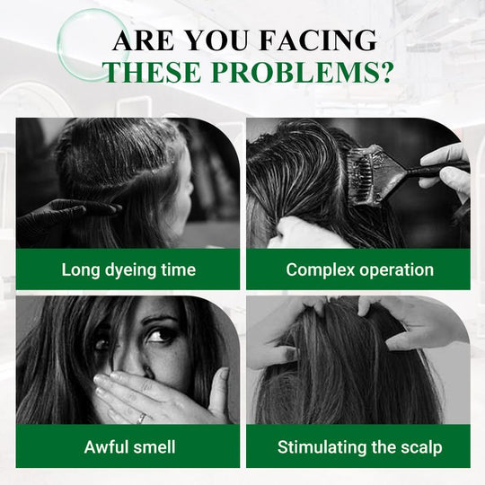 💕Estratto vegetale puro per tintura a bolle per capelli grigi