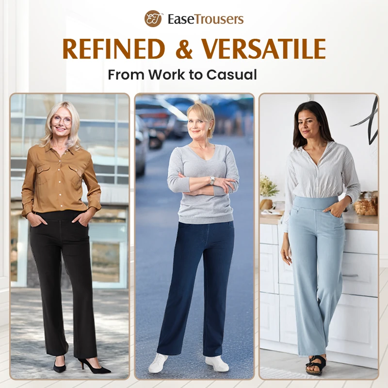 G4Free Loose High-Waist Business Casual Pants Yoga Pants Women Wide Leg Pants with Pockets Comfortable Athletic Sweatpants