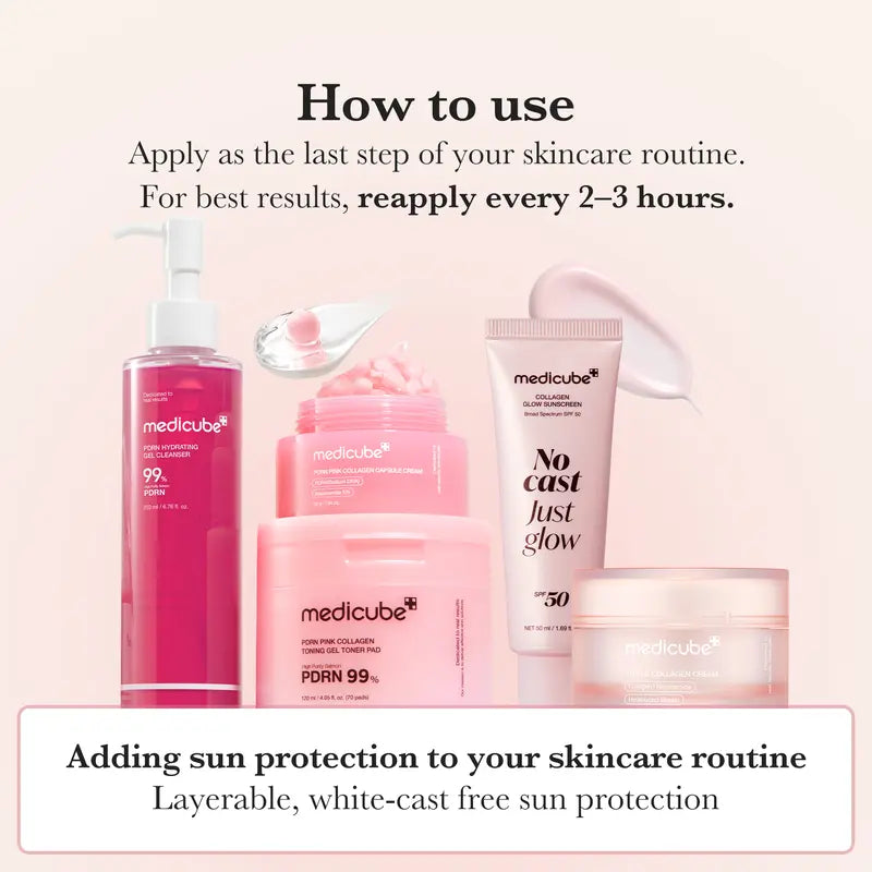 No Cast Just Glow Collagen Sunscreen