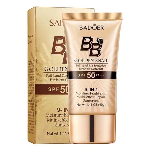 High-coverage waterproof snail BB cream