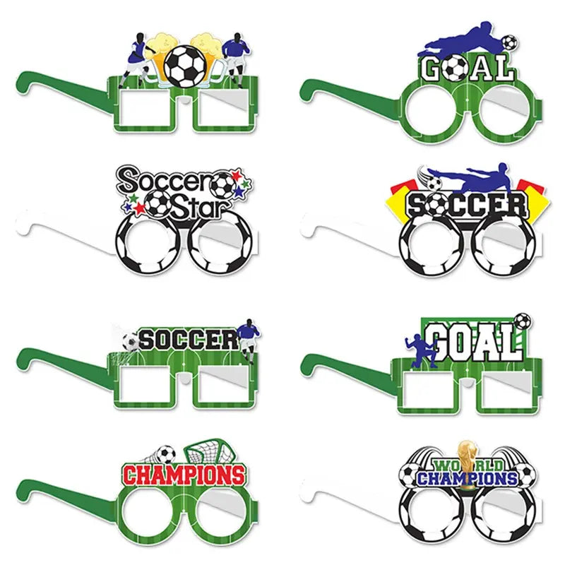 🔥8 Pcs/Pack🔥World Cup Football Glasses, Soccer Accessories & Decorations, Perfect Gift for Football Fans, Party Supplies, Sports Events