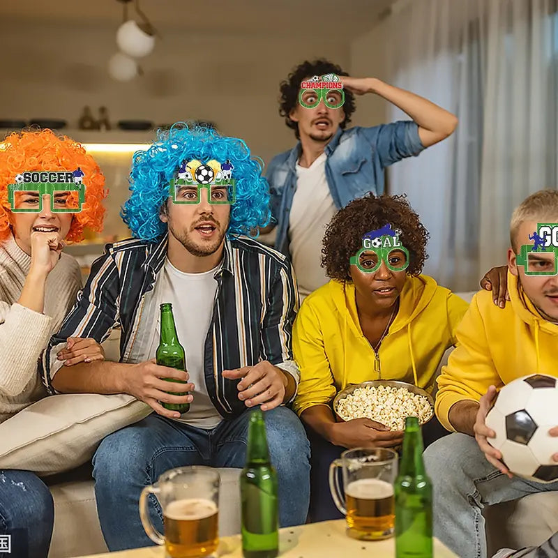 🔥8 Pcs/Pack🔥World Cup Football Glasses, Soccer Accessories & Decorations, Perfect Gift for Football Fans, Party Supplies, Sports Events