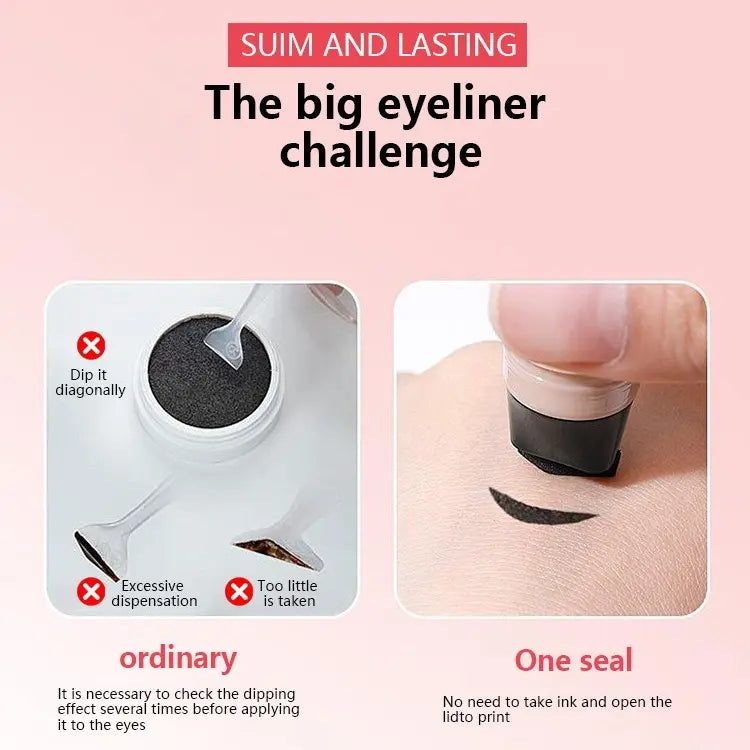 Integrated Rotating Eyeliner Stamp Pen
