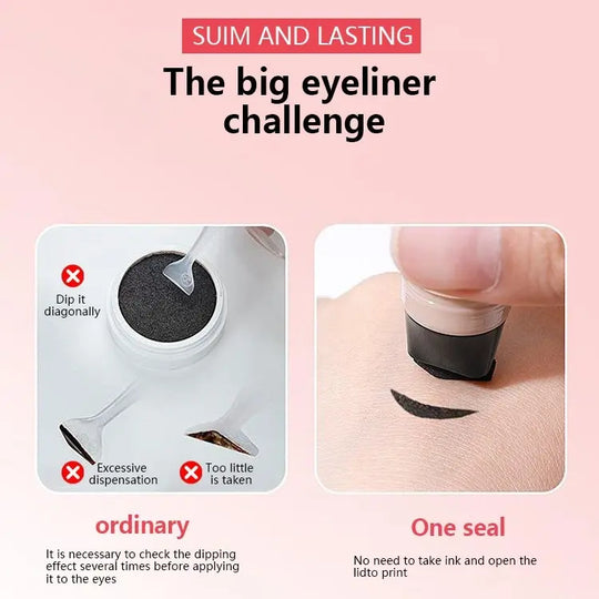 Integrated Rotating Eyeliner Stamp Pen